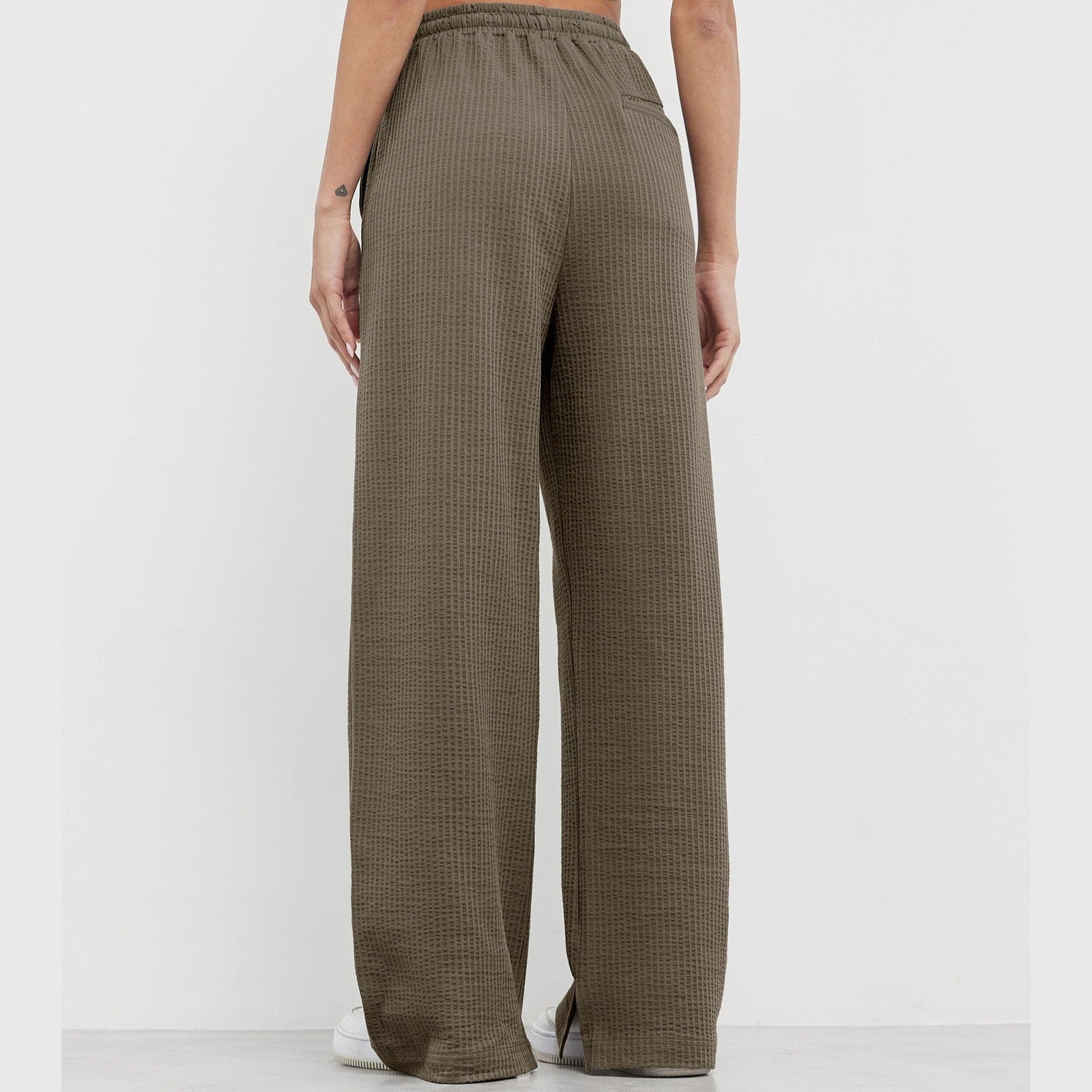 Textured Cotton 30 inch Wide Leg Pants TRUFFLE | Unisex Apparel | THEGIVINGMOVEMENT | S1762V14TRF Textured Cotton 30 inch Wide Leg Pants TRUFFLE | Unisex Apparel | THEGIVINGMOVEMENT | S1762V14TRF