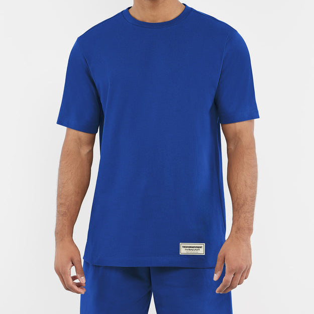 Organic Cotton Jersey Regular Fit T-Shirt Moroccan Blue | Unisex Apparel | THEGIVINGMOVEMENT | S178CJV14MB Organic Cotton Jersey Regular Fit T-Shirt Moroccan Blue | Unisex Apparel | THEGIVINGMOVEMENT | S178CJV14MB