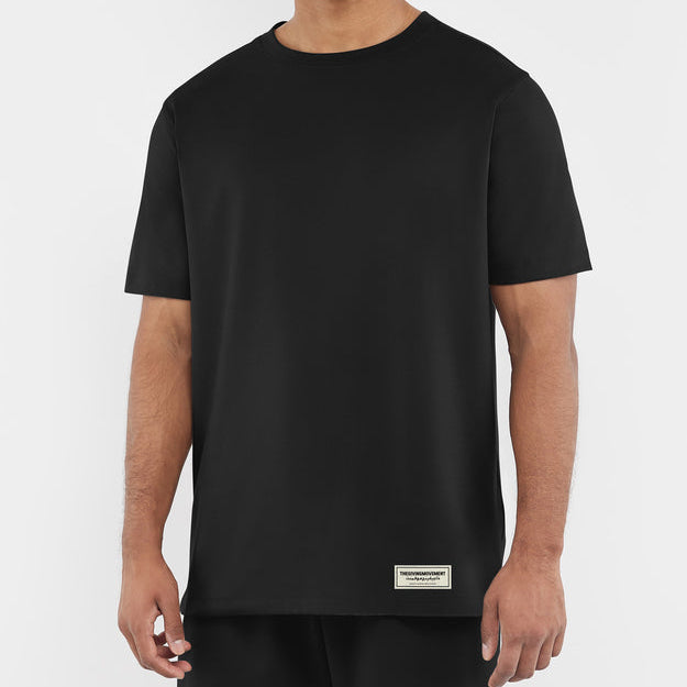 Recycled Softskin Regular Fit T-Shirt Pitch Black | Unisex Apparel | THEGIVINGMOVEMENT | S178V14PB Recycled Softskin Regular Fit T-Shirt Pitch Black | Unisex Apparel | THEGIVINGMOVEMENT | S178V14PB