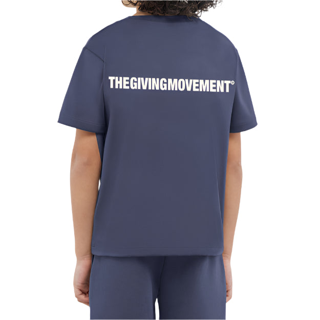 Recycled Soft skin Regular Fit T-shirt Blue Marine | Kids Apparel | THEGIVINGMOVEMENT | S203V14BMABY_2 Recycled Soft skin Regular Fit T-shirt Blue Marine | Kids Apparel | THEGIVINGMOVEMENT | S203V14BMABY_2