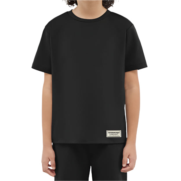 Recycled Soft skin Regular Fit T-shirt Pitch Black | Kids Apparel | THEGIVINGMOVEMENT | S203V14PBBY_2 Recycled Soft skin Regular Fit T-shirt Pitch Black | Kids Apparel | THEGIVINGMOVEMENT | S203V14PBBY_2