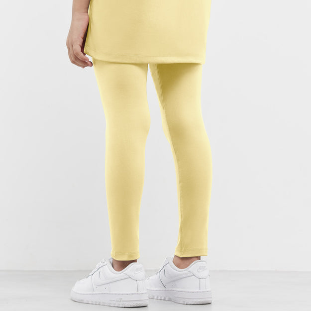 Kids Soft skin Leggings Butter Yellow | Kids Apparel | THEGIVINGMOVEMENT | S204V14BYL Kids Soft skin Leggings Butter Yellow | Kids Apparel | THEGIVINGMOVEMENT | S204V14BYL