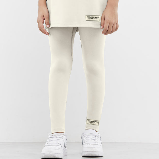 Recycled Soft skin Teen Leggings Ivory | Kids Apparel | THEGIVINGMOVEMENT | S204TEENV14IVGR_2 Recycled Soft skin Teen Leggings Ivory | Kids Apparel | THEGIVINGMOVEMENT | S204TEENV14IVGR_2