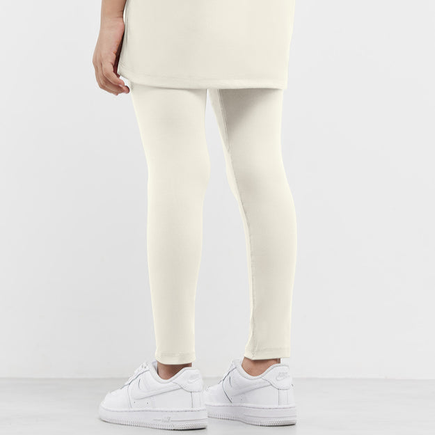 Recycled Soft skin Teen Leggings Ivory | Kids Apparel | THEGIVINGMOVEMENT | S204TEENV14IVGR_2 Recycled Soft skin Teen Leggings Ivory | Kids Apparel | THEGIVINGMOVEMENT | S204TEENV14IVGR_2