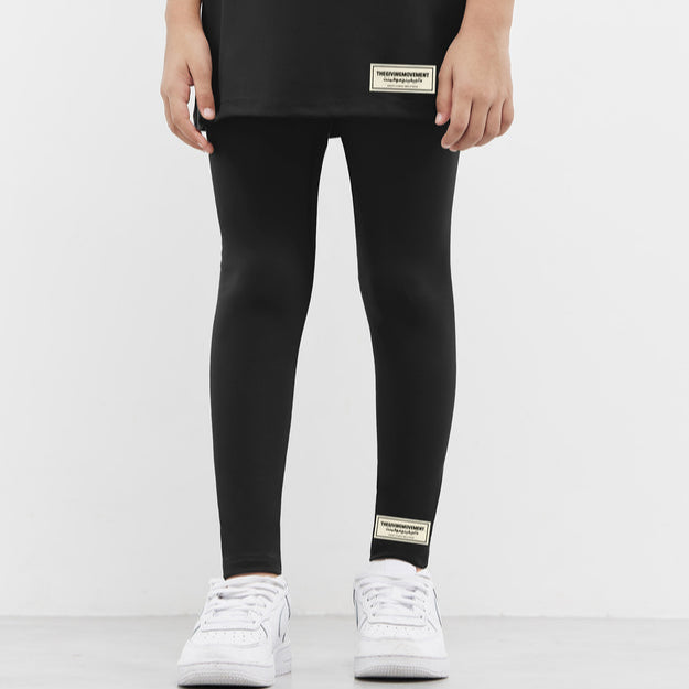 KIDS SOFT SKIN LEGGINGS Pitch Black | Kids Apparel | THEGIVINGMOVEMENT | S204V14PB KIDS SOFT SKIN LEGGINGS Pitch Black | Kids Apparel | THEGIVINGMOVEMENT | S204V14PB
