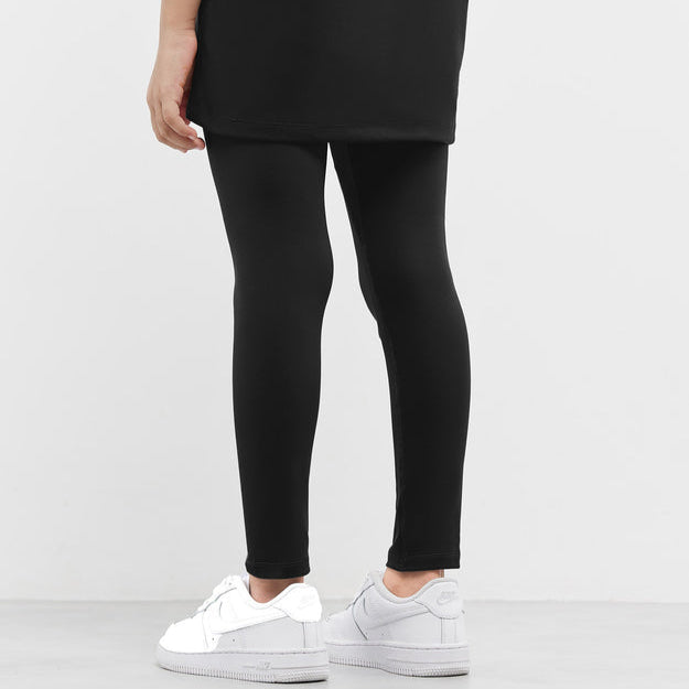 KIDS SOFT SKIN LEGGINGS Pitch Black | Kids Apparel | THEGIVINGMOVEMENT | S204V14PB KIDS SOFT SKIN LEGGINGS Pitch Black | Kids Apparel | THEGIVINGMOVEMENT | S204V14PB