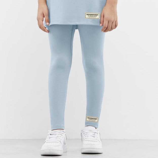 KIDS SOFT SKIN LEGGINGS Powder Blue | Kids Apparel | THEGIVINGMOVEMENT | S204V14PWB KIDS SOFT SKIN LEGGINGS Powder Blue | Kids Apparel | THEGIVINGMOVEMENT | S204V14PWB