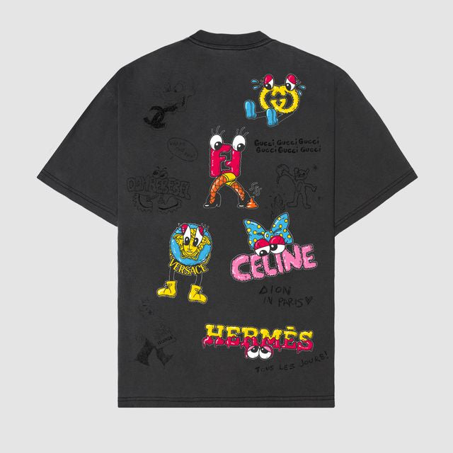 LUXURY SKETCH - T-SHIRT Crystals | Unisex Apparel | Domrebel | LUXURY SKETCH - T-SHIRT Crystals LUXURY SKETCH - T-SHIRT Crystals | Unisex Apparel | Domrebel | LUXURY SKETCH - T-SHIRT Crystals