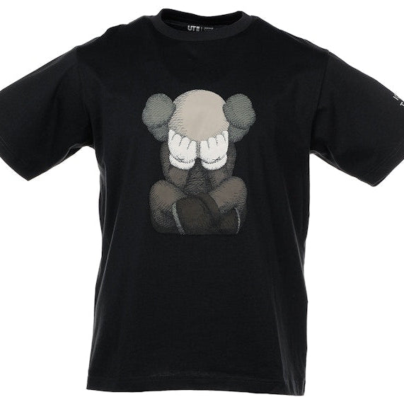 KAWS x Uniqlo Tokyo First Tee Dark Grey | Men's Apparel | +SOLES+ |
