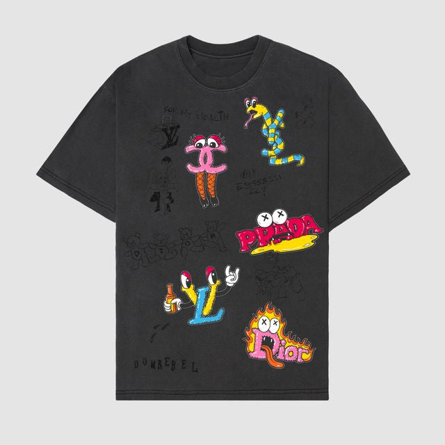 LUXURY SKETCH - T-SHIRT Crystals | Unisex Apparel | Domrebel | LUXURY SKETCH - T-SHIRT Crystals LUXURY SKETCH - T-SHIRT Crystals | Unisex Apparel | Domrebel | LUXURY SKETCH - T-SHIRT Crystals