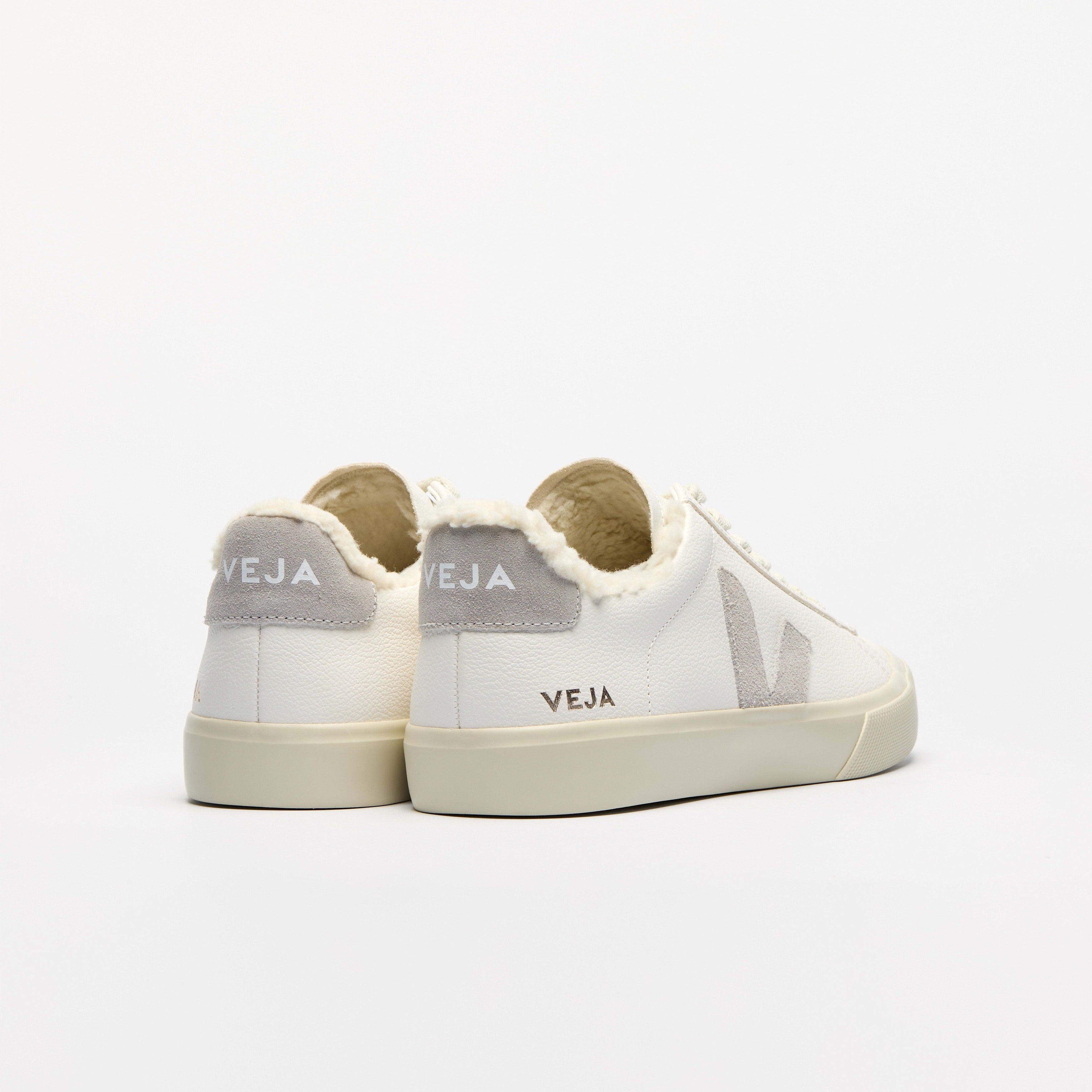 CAMPO FURED LEATHER WHITE LIGHT GREY | Women's Footwear | Veja | CW0520571A CAMPO FURED LEATHER WHITE LIGHT GREY | Women's Footwear | Veja | CW0520571A