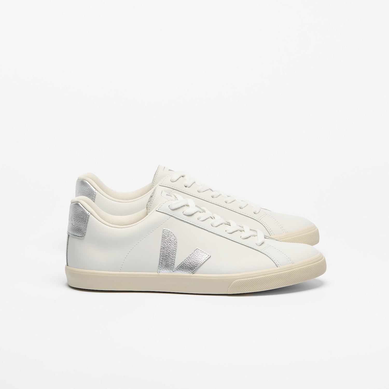 ESPLAR LEATHER WHITE SILVER | Women's Footwear | Veja | EO0203883A ESPLAR LEATHER WHITE SILVER | Women's Footwear | Veja | EO0203883A