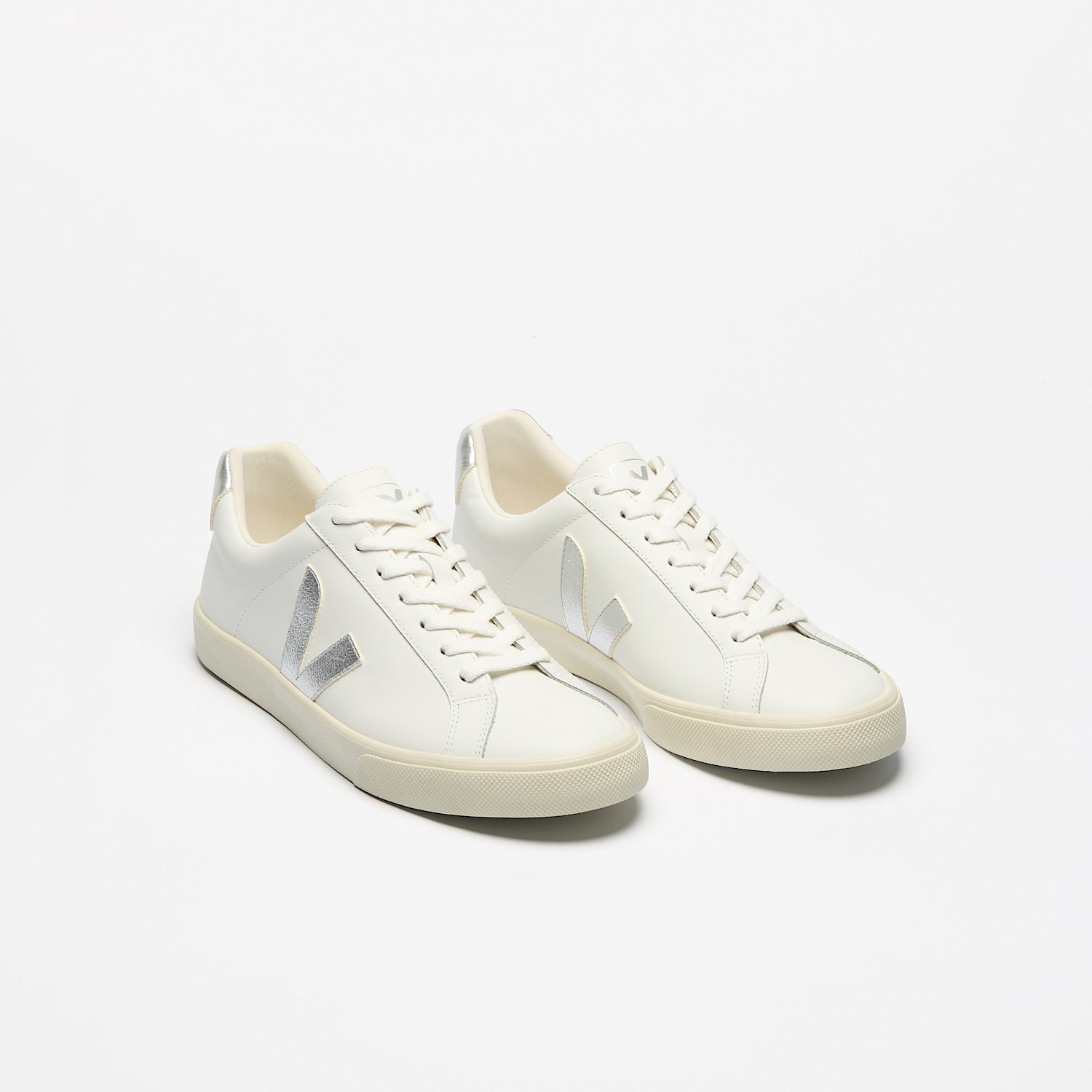 ESPLAR LEATHER WHITE SILVER | Women's Footwear | Veja | EO0203883A ESPLAR LEATHER WHITE SILVER | Women's Footwear | Veja | EO0203883A