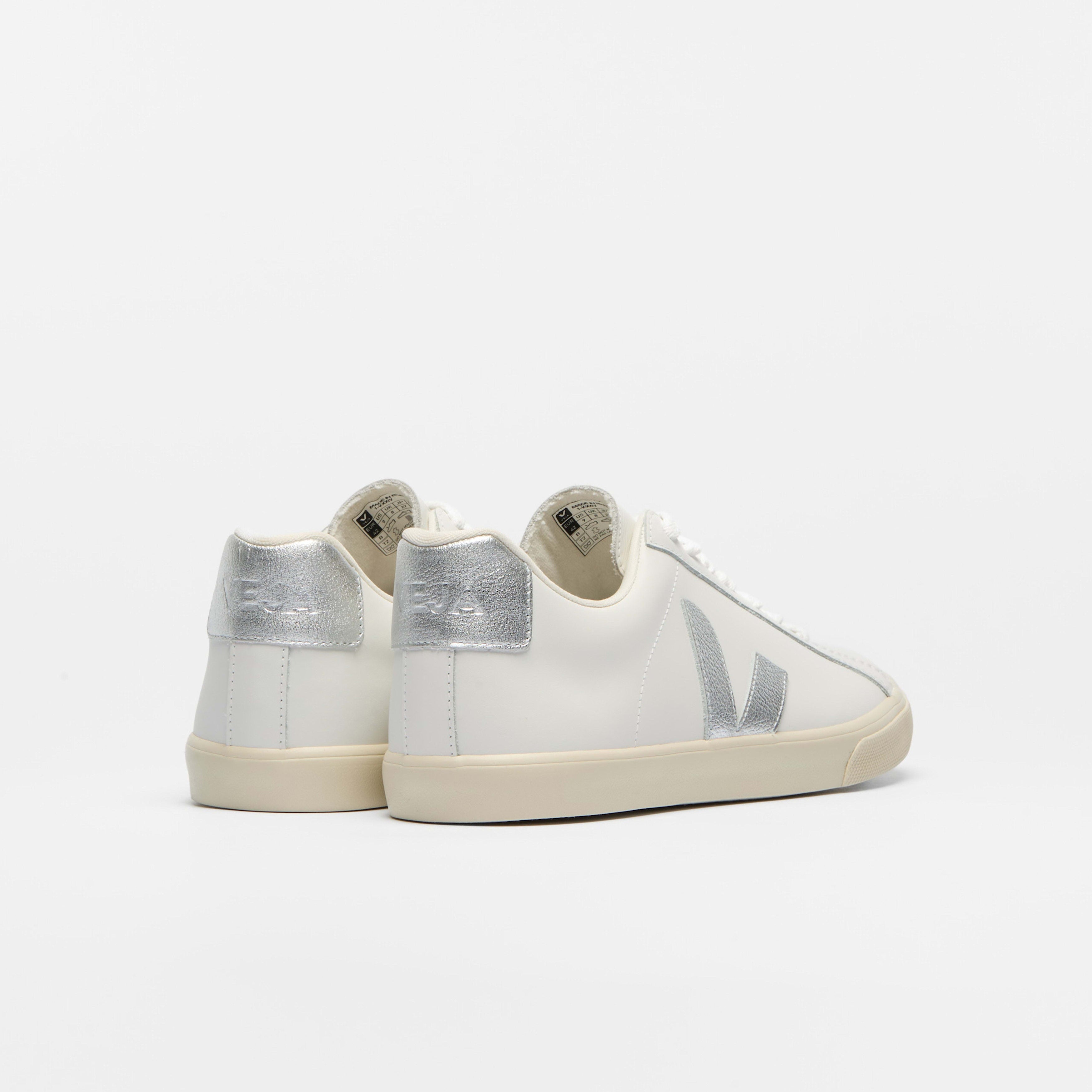 ESPLAR LEATHER WHITE SILVER | Women's Footwear | Veja | EO0203883A ESPLAR LEATHER WHITE SILVER | Women's Footwear | Veja | EO0203883A