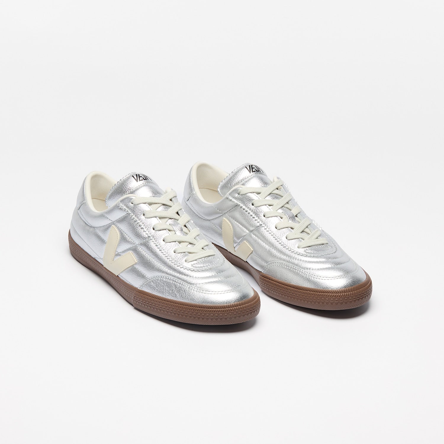 PANENKA LEATHER SILVER WHITE PIERRE BARK | Women's Footwear | Veja | FU2020893A PANENKA LEATHER SILVER WHITE PIERRE BARK | Women's Footwear | Veja | FU2020893A