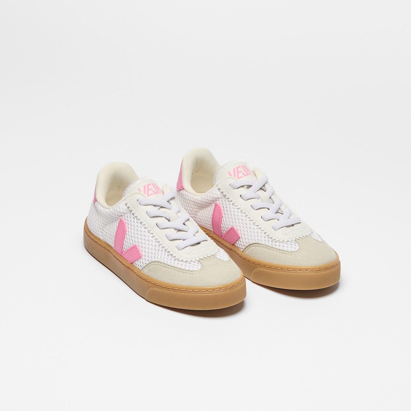 VOLLEY ELASTIC LACES AIRCELL WHITE MALIBU NATURAL | Kids Footwear | Veja | SY2221523 VOLLEY ELASTIC LACES AIRCELL WHITE MALIBU NATURAL | Kids Footwear | Veja | SY2221523
