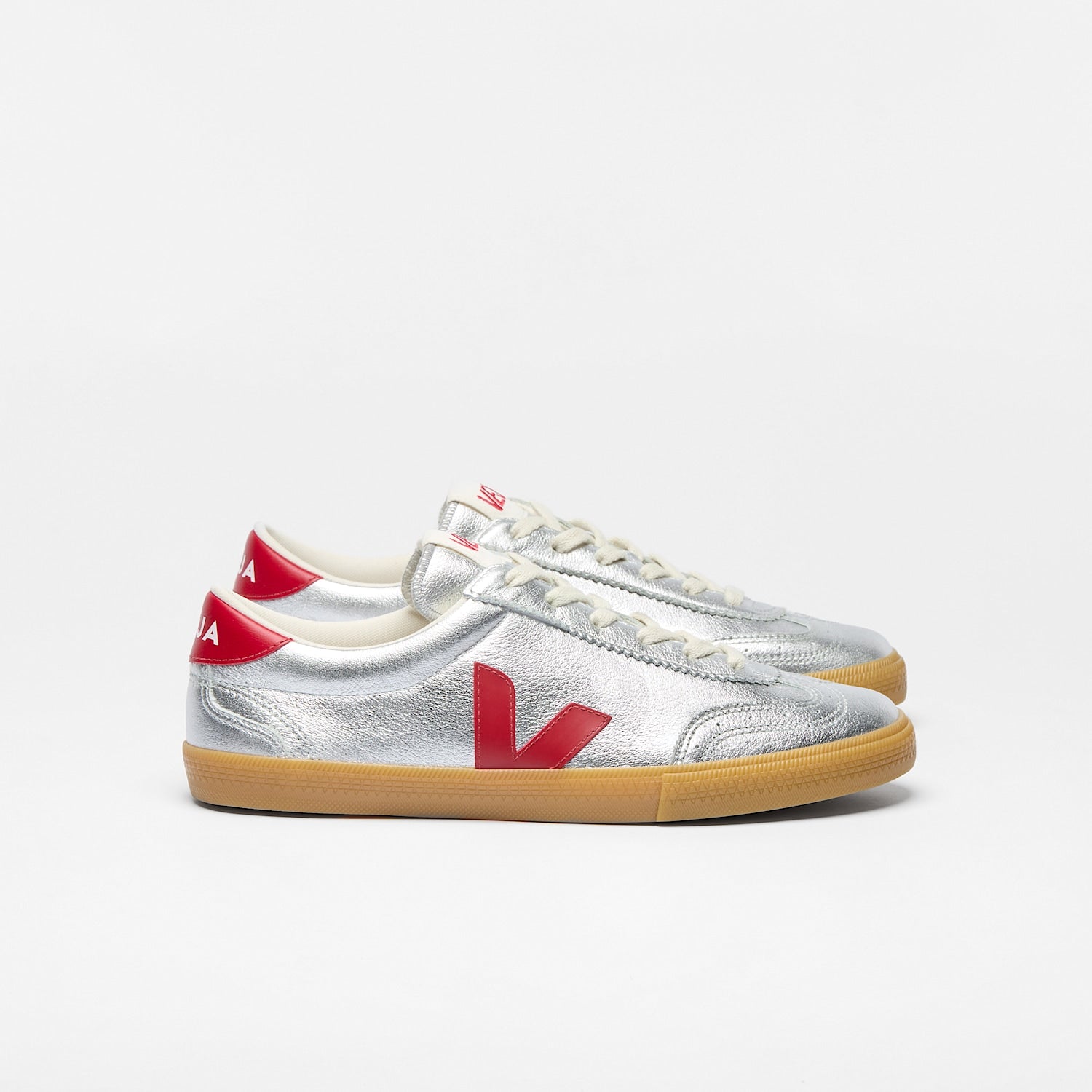 VOLLEY LEATHER SILVER PEPPER | Women's Footwear | Veja | VO2020881A VOLLEY LEATHER SILVER PEPPER | Women's Footwear | Veja | VO2020881A