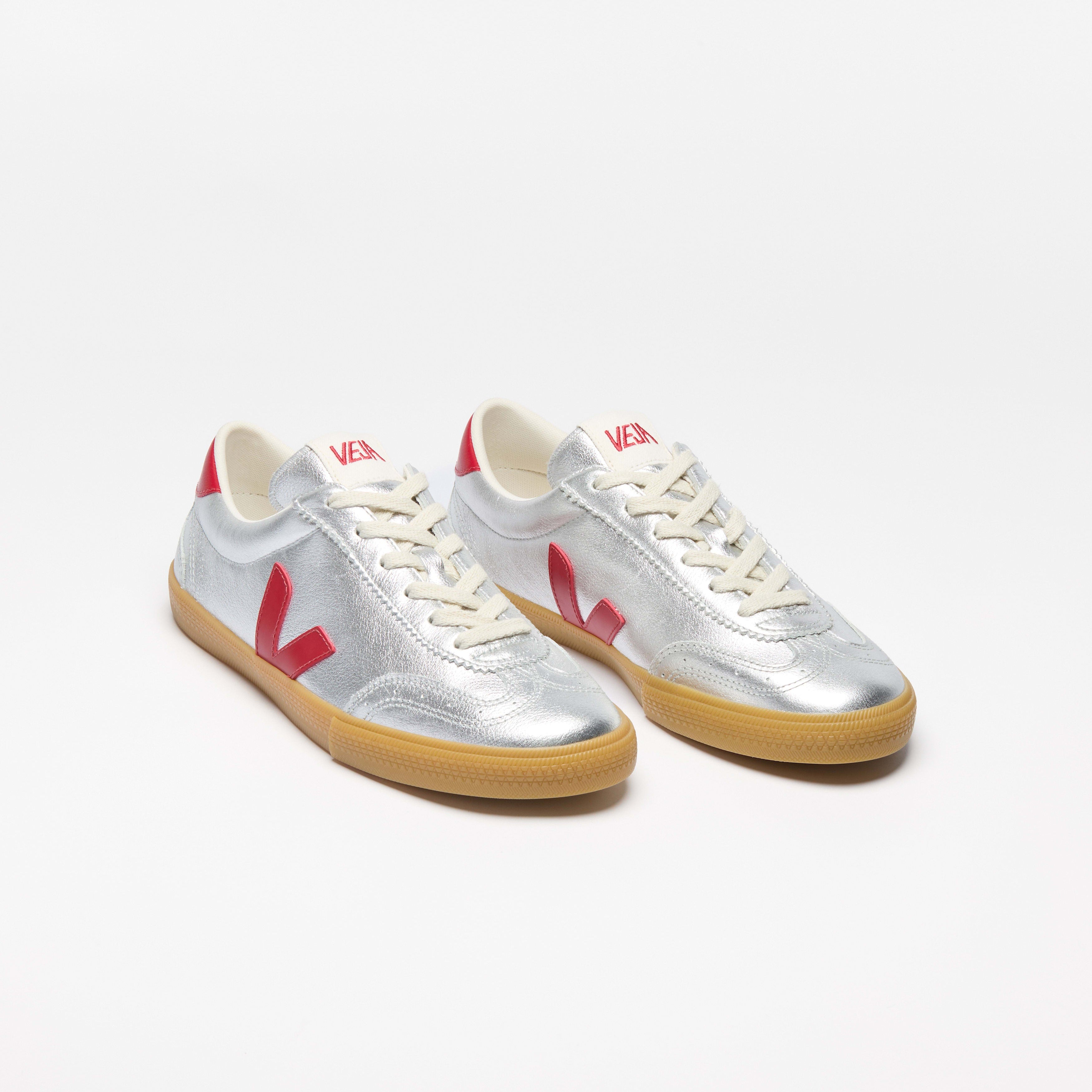 VOLLEY LEATHER SILVER PEPPER | Women's Footwear | Veja | VO2020881A VOLLEY LEATHER SILVER PEPPER | Women's Footwear | Veja | VO2020881A