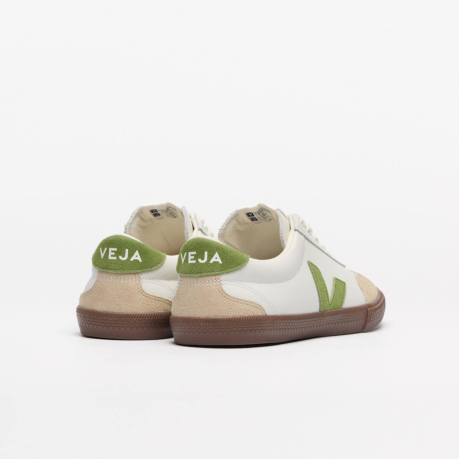 VOLLEY LEATHER WHITE KIWI BARK W | Women's Footwear | Veja | VO2020875A VOLLEY LEATHER WHITE KIWI BARK W | Women's Footwear | Veja | VO2020875A