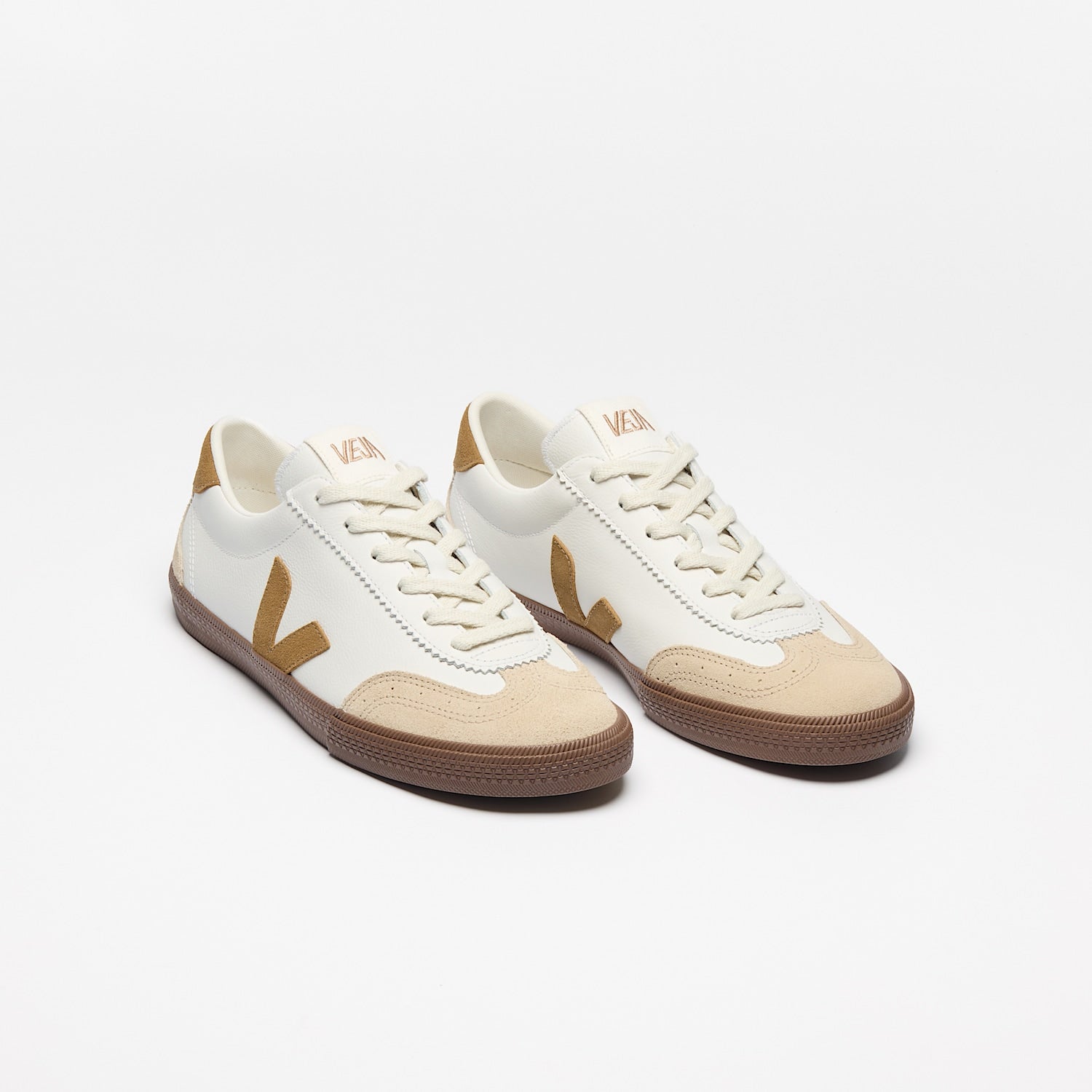 VOLLEY LEATHER WHITE TENT BARK | Women's Footwear | Veja | VO2003720A VOLLEY LEATHER WHITE TENT BARK | Women's Footwear | Veja | VO2003720A