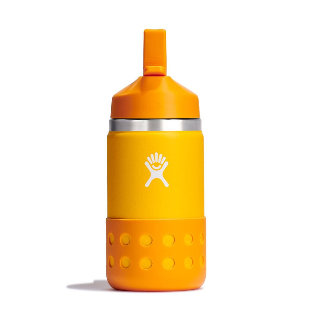12 OZ KIDS WIDE MOUTH STRAW LID & BOOT CANARY Hydroflask