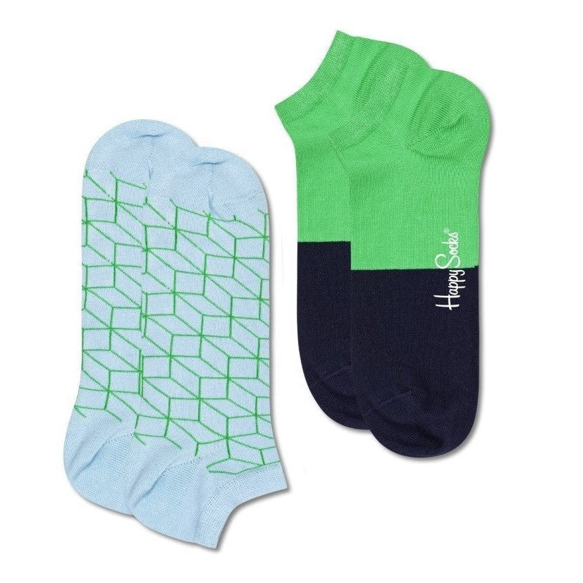 2-Pack Filled Optic Low Sock Happy Socks