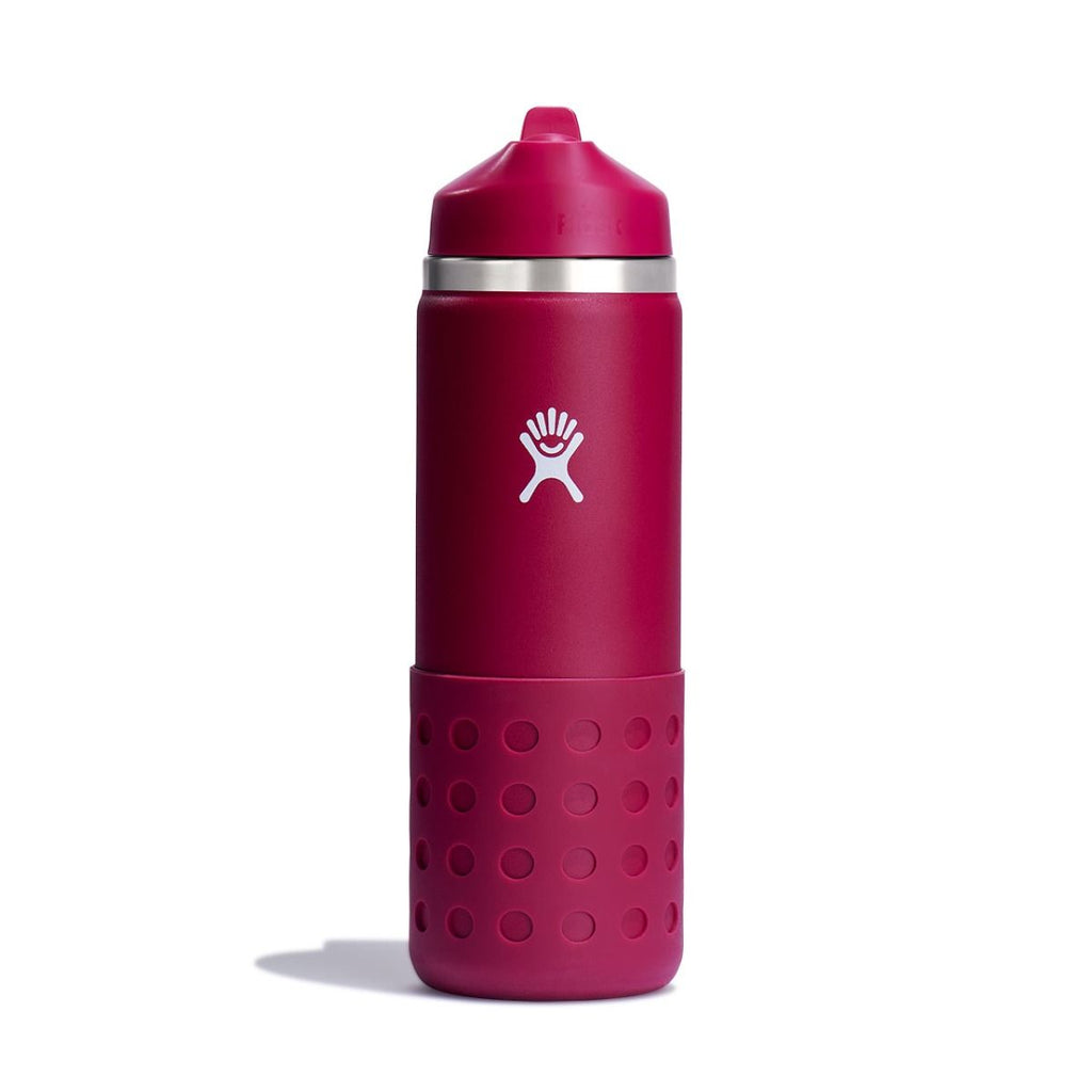 20 OZ KIDS WIDE MOUTH STRAW LID & BOOT SNAPPER Hydroflask