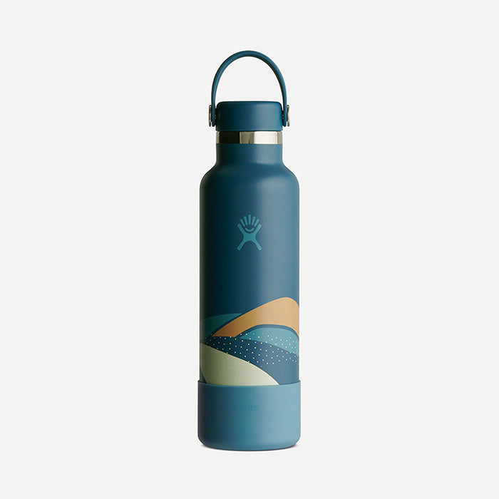 21 OZ STANDARD MOUTH FLEX CAP AND BOOT BLUE Hydroflask