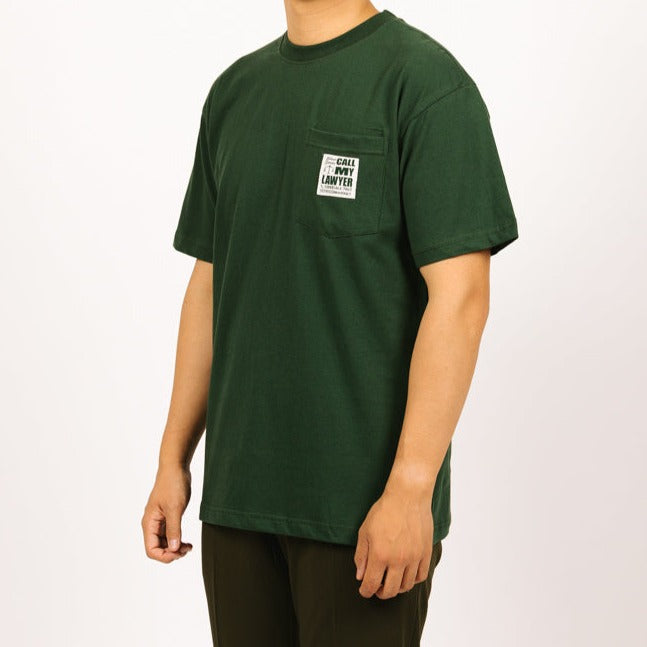 24 Hr Lawyer Service Pocket Tee Evergreen MARKET