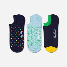 3-Pack Dot No Show Sock Happy Socks