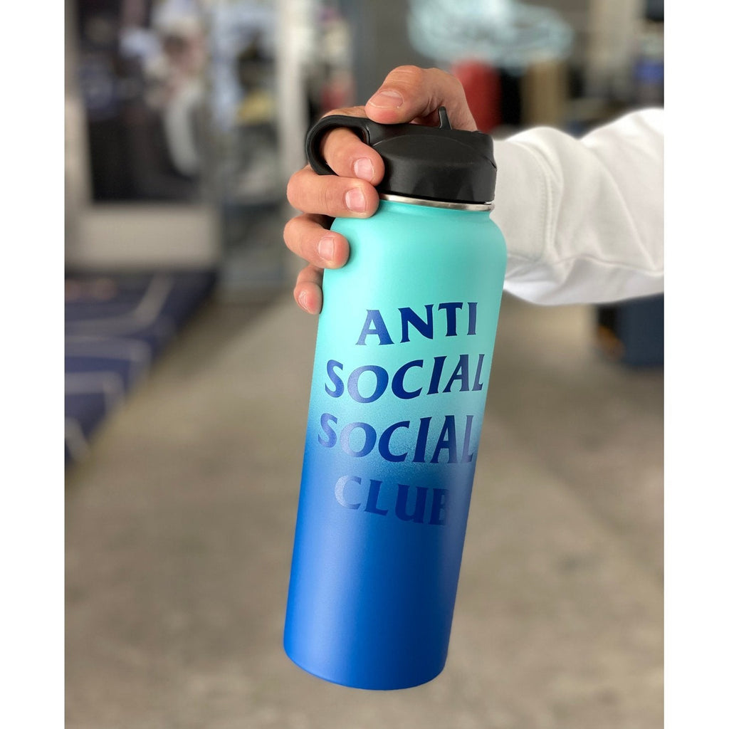 ASSC Water Flask - Blue Ombre Anti Social Social Club