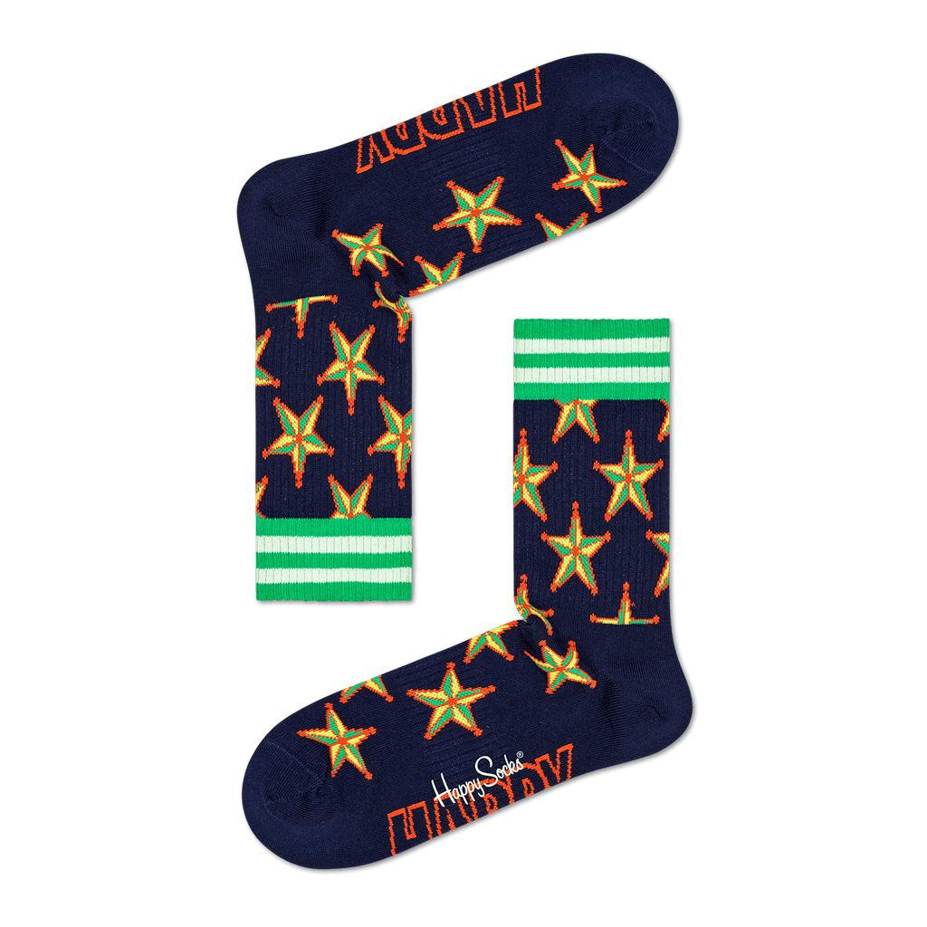 Athletic Sheriff Star 3/4 Crew Sock Happy Socks