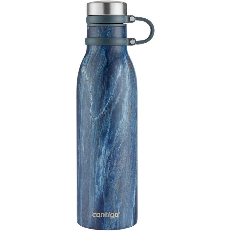 Contigo Autoseal Matterhorne Couture Vacuum Insulated Stainless Steel Bottle 590 ml, Blue Slate Contigo