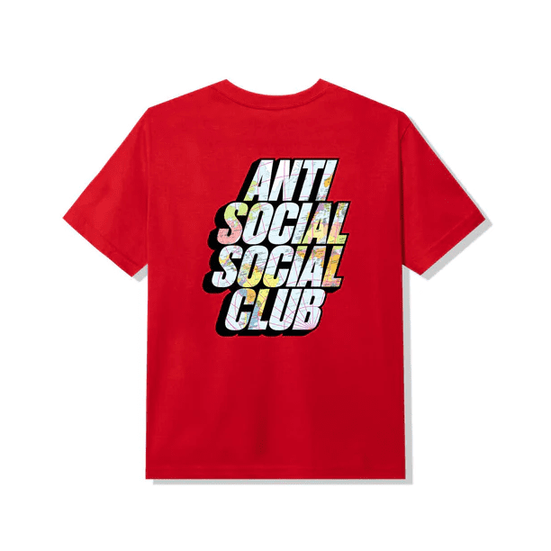 Drop A Pin Red Tee Anti Social Social Club