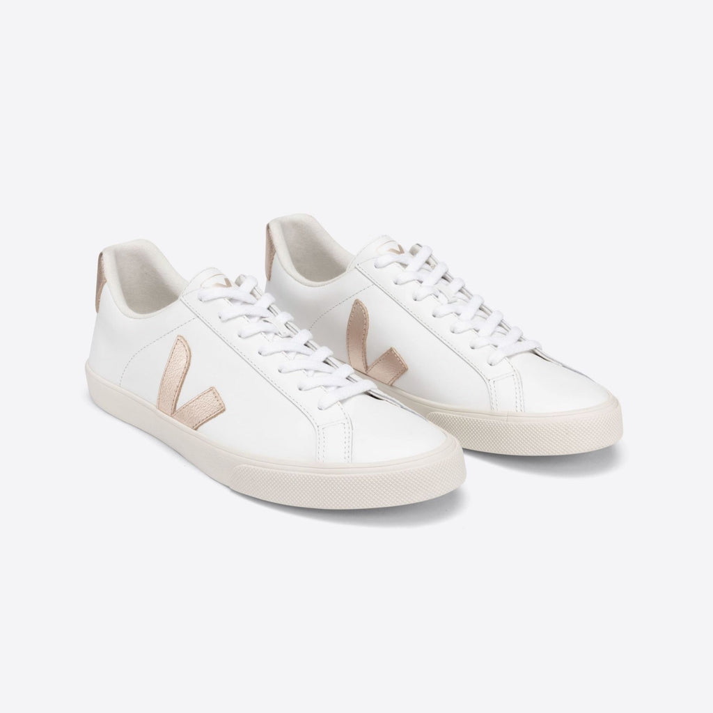 ESPLAR LEATHER WHITE PLATINE Veja