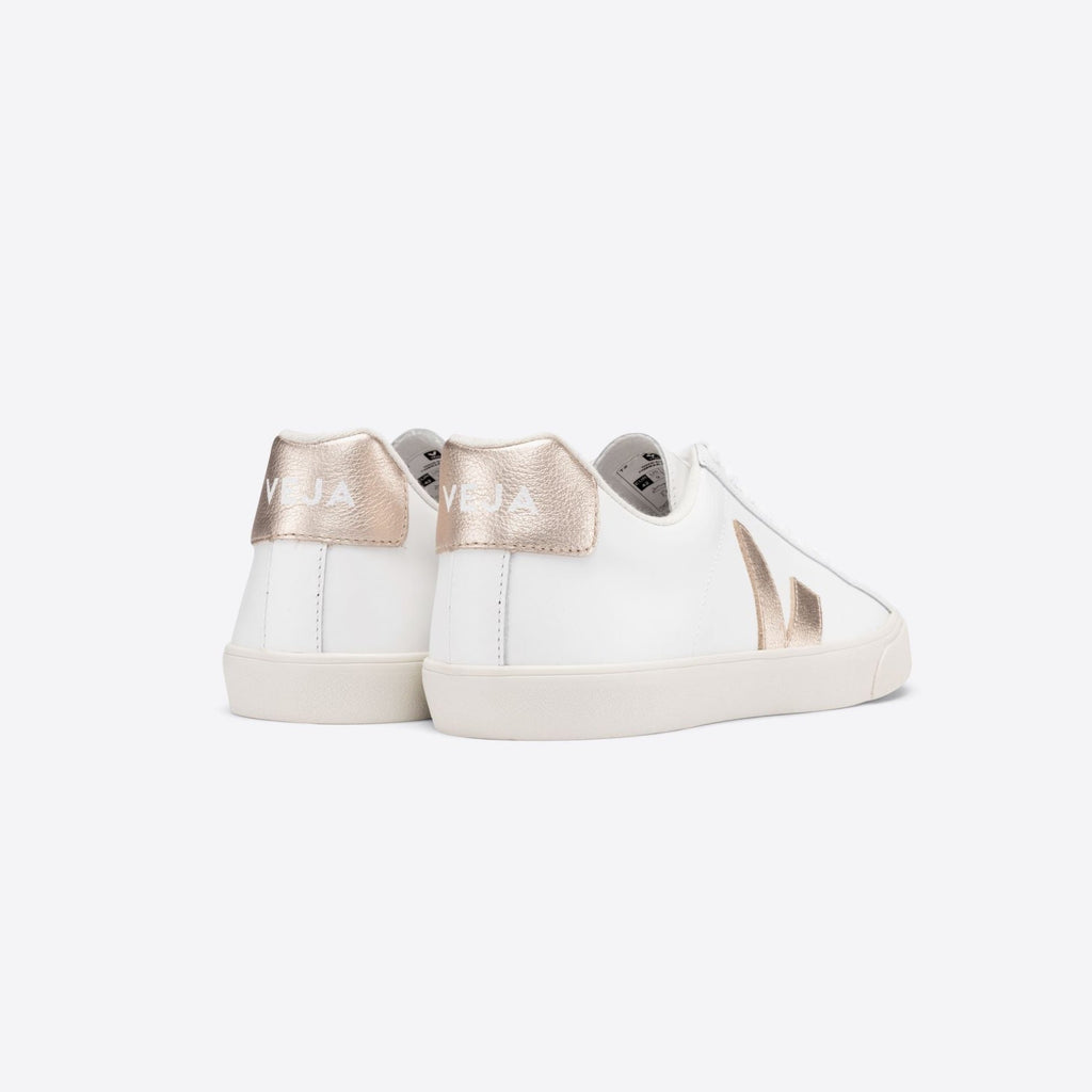 ESPLAR LEATHER WHITE PLATINE Veja