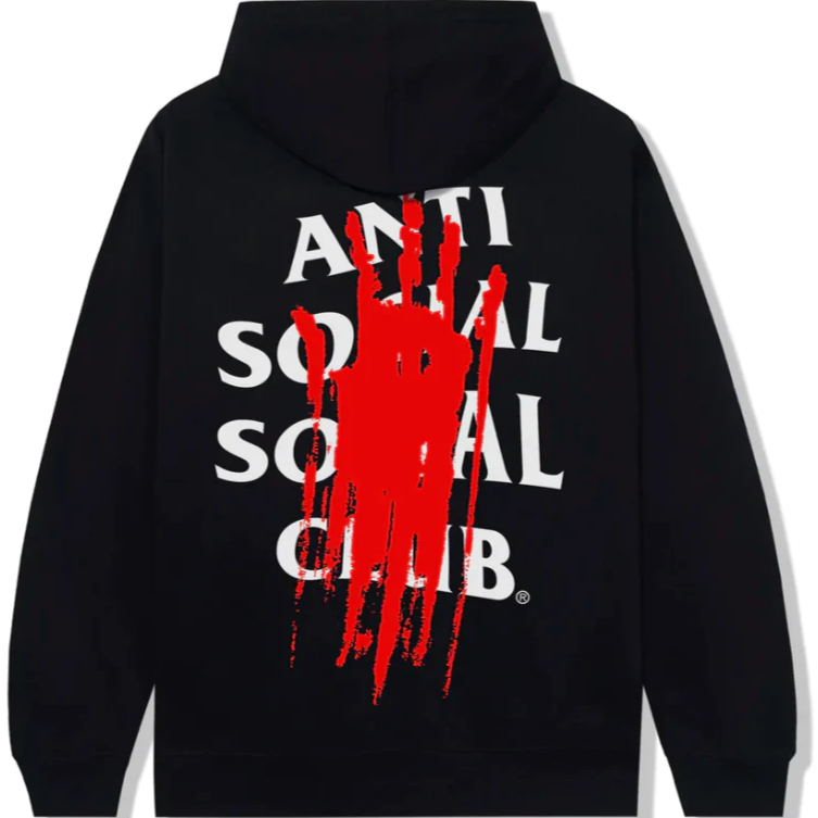Imprint Black Hoodie Anti Social Social Club