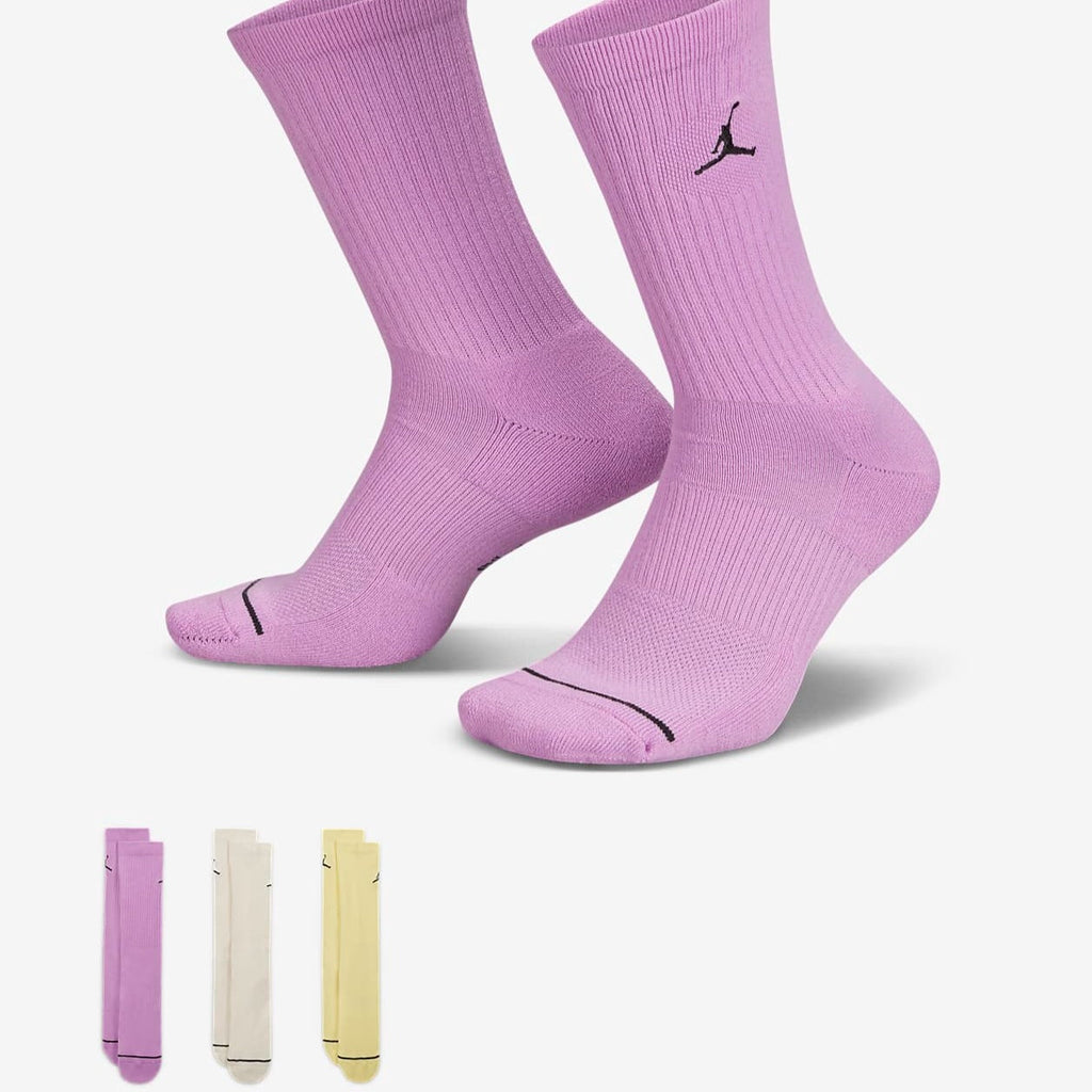 Jordan Everyday Crew Socks (3 pairs) SolesStoleMySoul