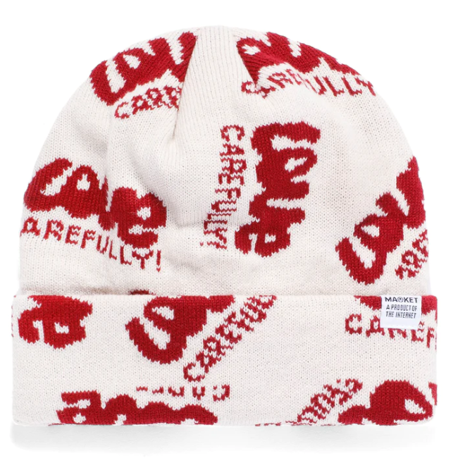 Love Carefully Beanie CREAM MARKET