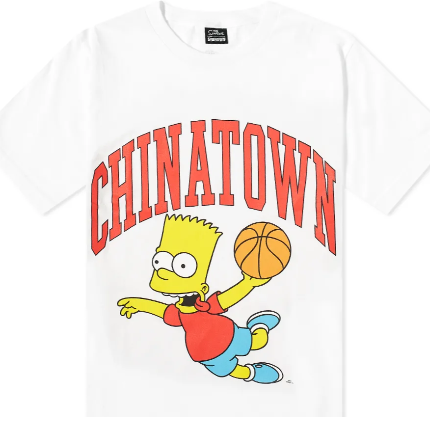 MARKET X THE SIMPSONS AIR BART ARC TEE WHITE MARKET