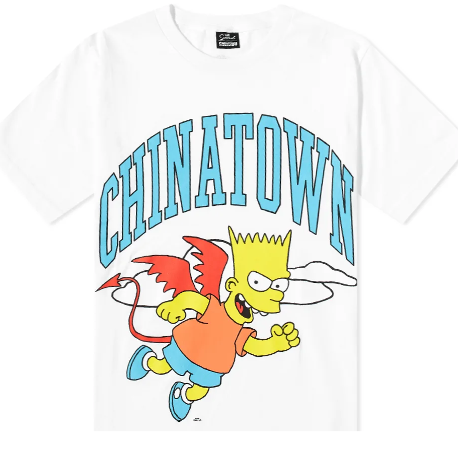 MARKET X THE SIMPSONS DEVIL ARC TEE WHITE MARKET