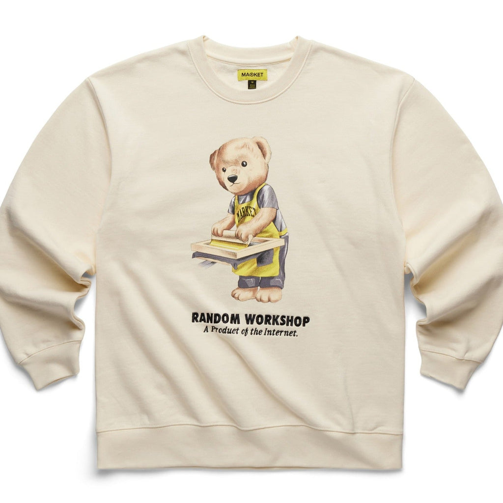 Random Workshop Bear Crewneck Cream MARKET