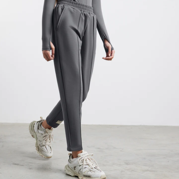 S174V7 MODEST LOUNGE TAPERED JOGGERS DARK GREY – SolesStoleMySoul