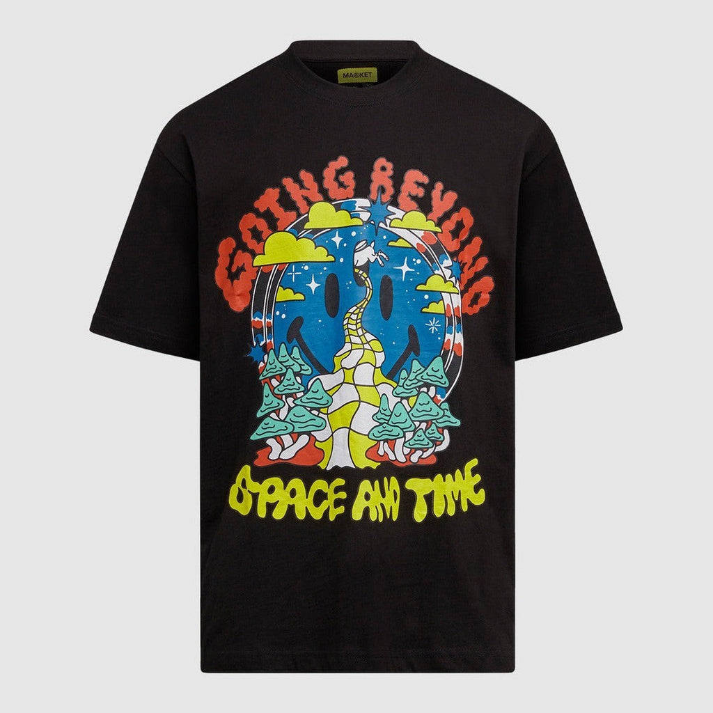 Smiley Beyond Space And Time Tee Black MARKET