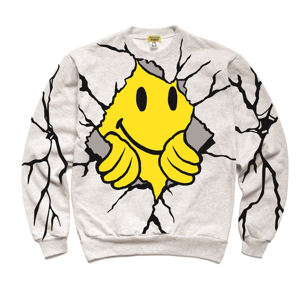 Smiley Dry Wall Breaker Crewneck MARKET