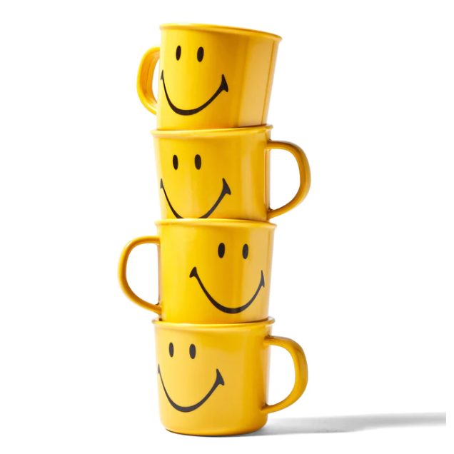 Smiley Mug 4 Piece Set MARKET