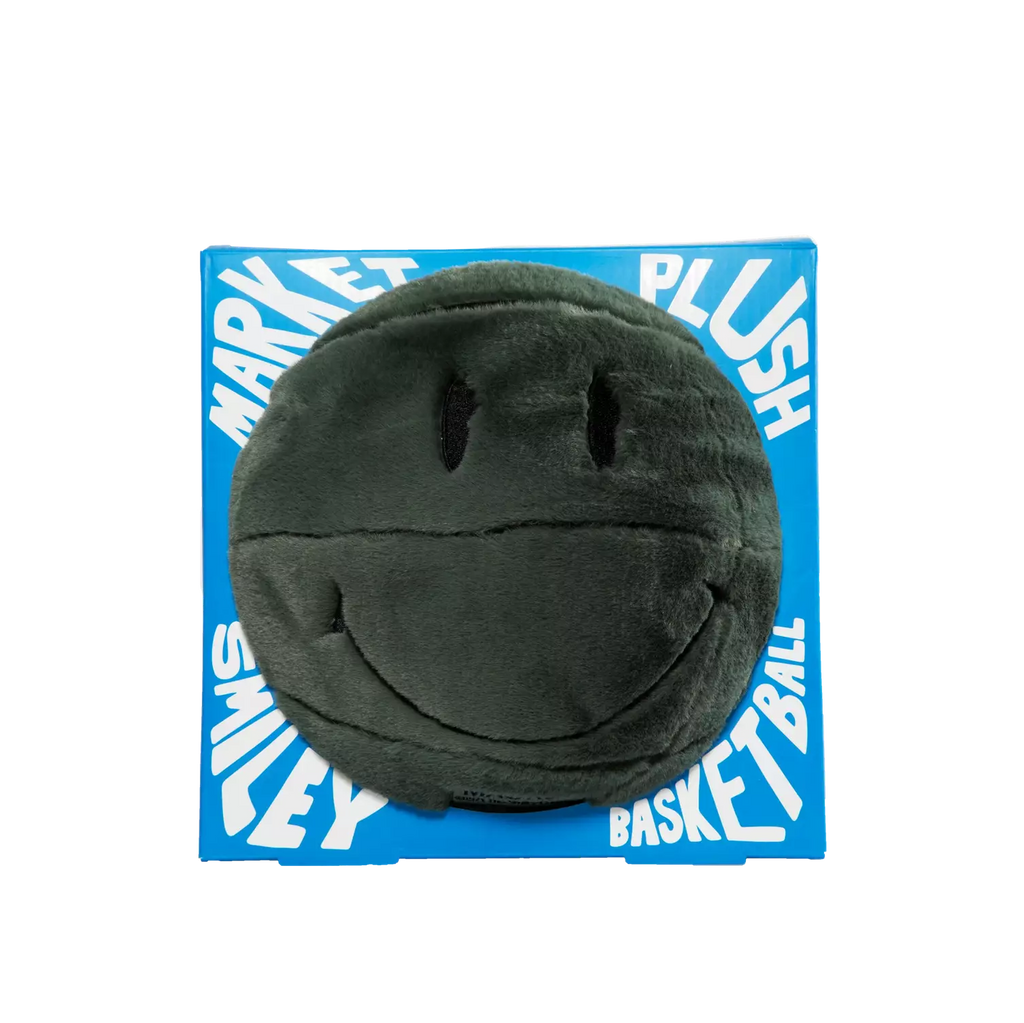 Smiley Sherpa Basketball Pillow MARKET