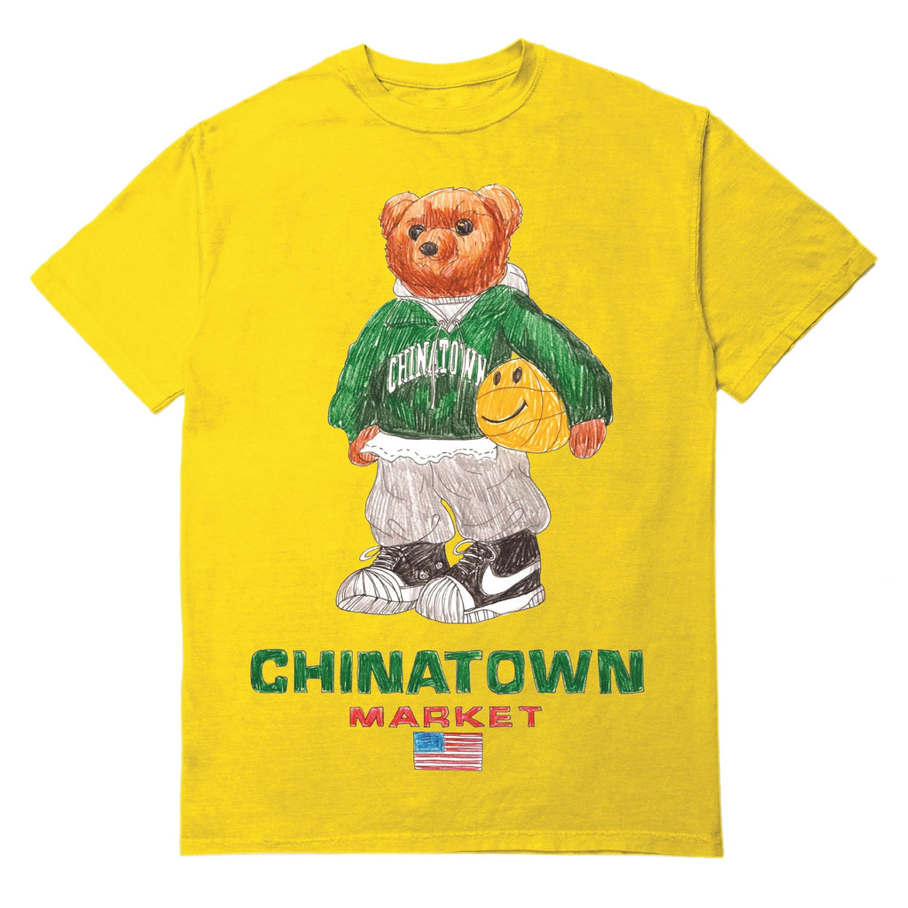 Smiley Sketch Basketball Bear Tee MARKET