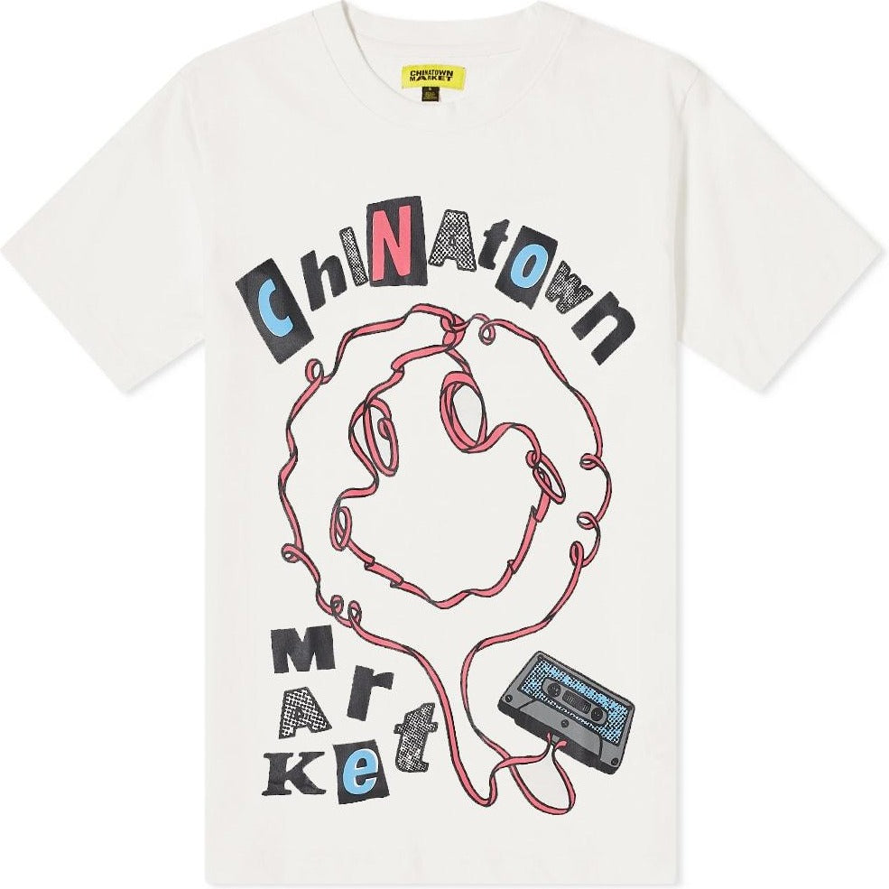 Smiley Tape Player T-Shirt MARKET