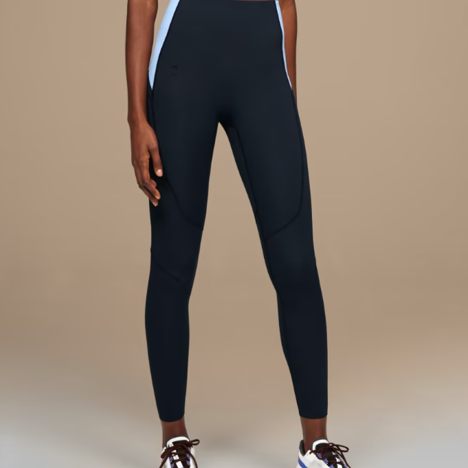 W Movement Tights Long Navy/Stratosphere ON RUNNING